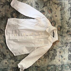 Janie and Jack White Button Down Shirt